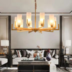 Modern Industrial Metal Chandelier for Living Room