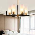 Modern Industrial Metal Chandelier for Living Room