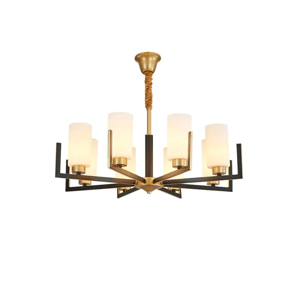Modern Industrial Metal Chandelier for Living Room