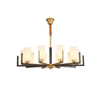 Modern Industrial Metal Chandelier for Living Room