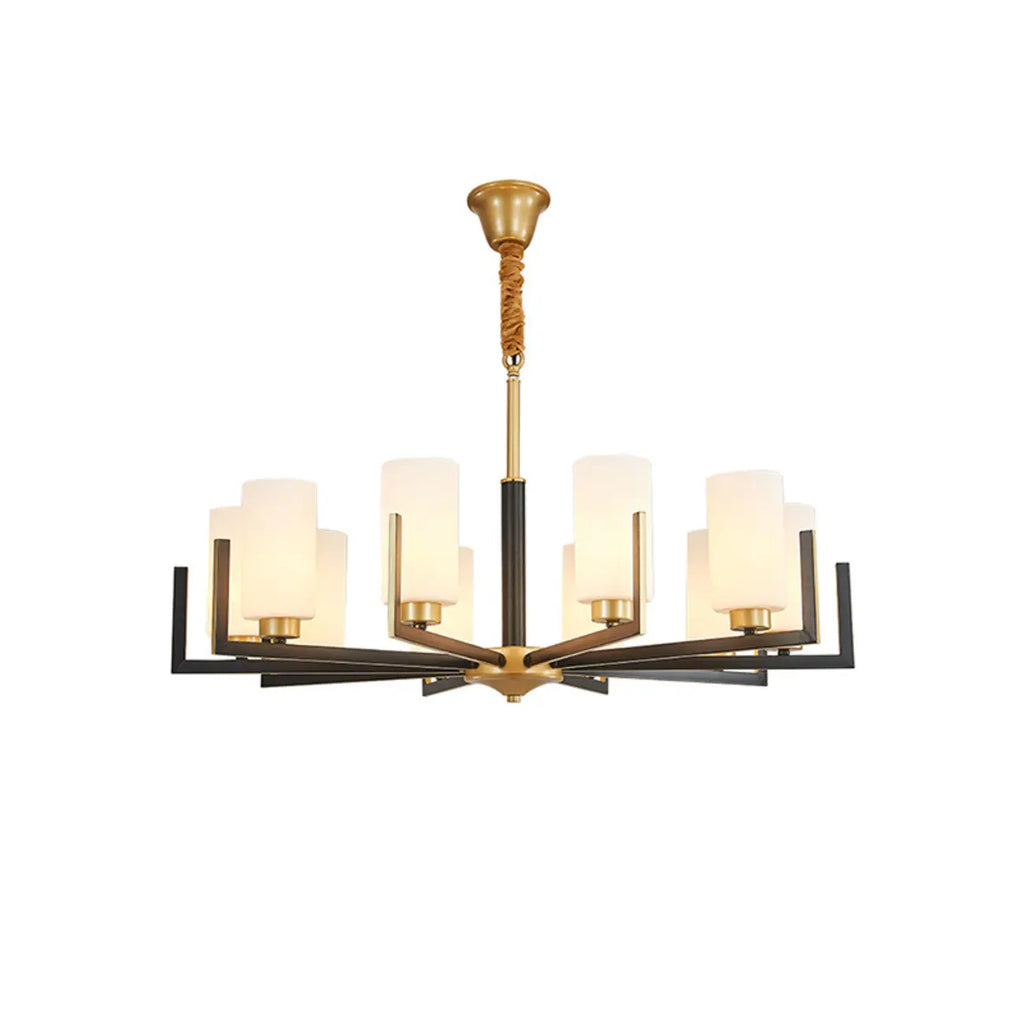 Modern Industrial Metal Chandelier for Living Room