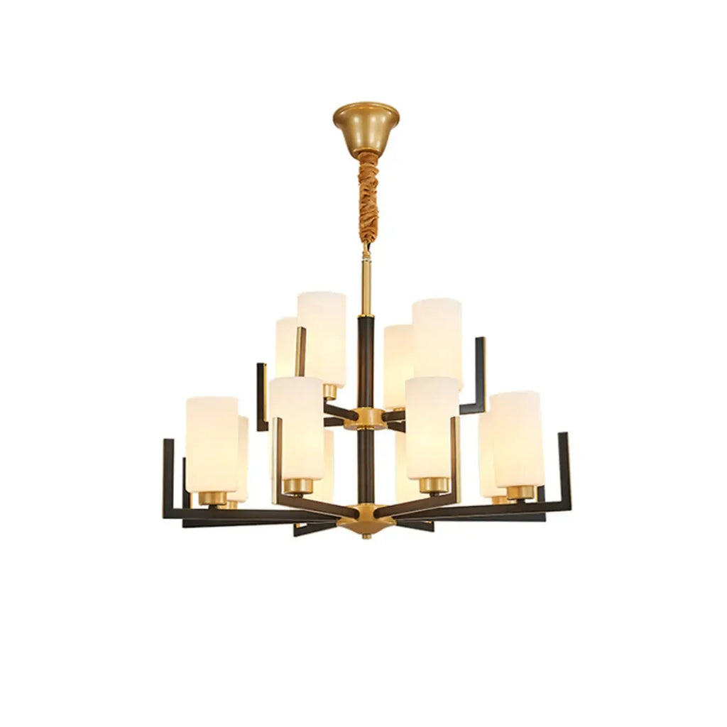 Modern Industrial Metal Chandelier for Living Room