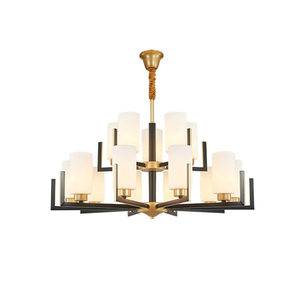 Modern Industrial Metal Chandelier for Living Room