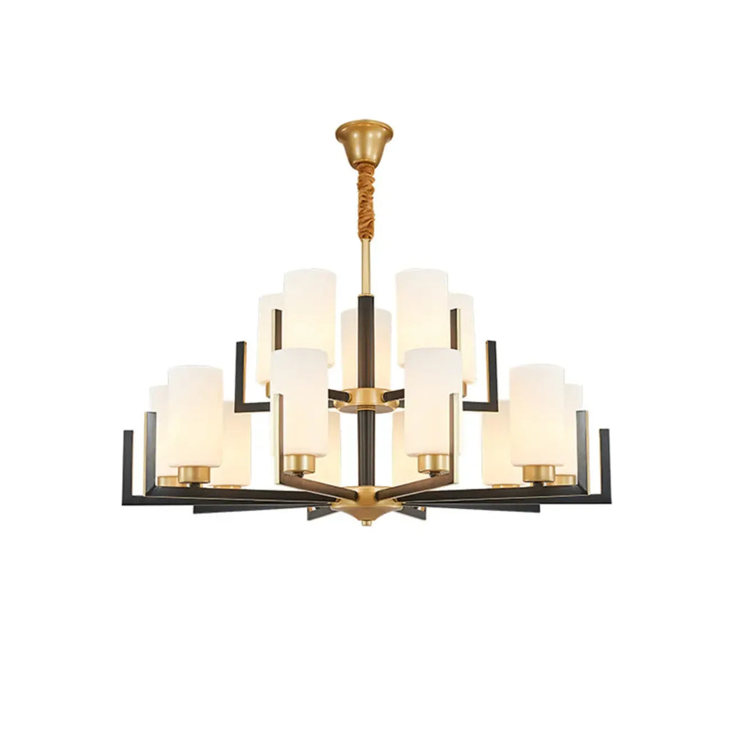 Modern Industrial Metal Chandelier for Living Room