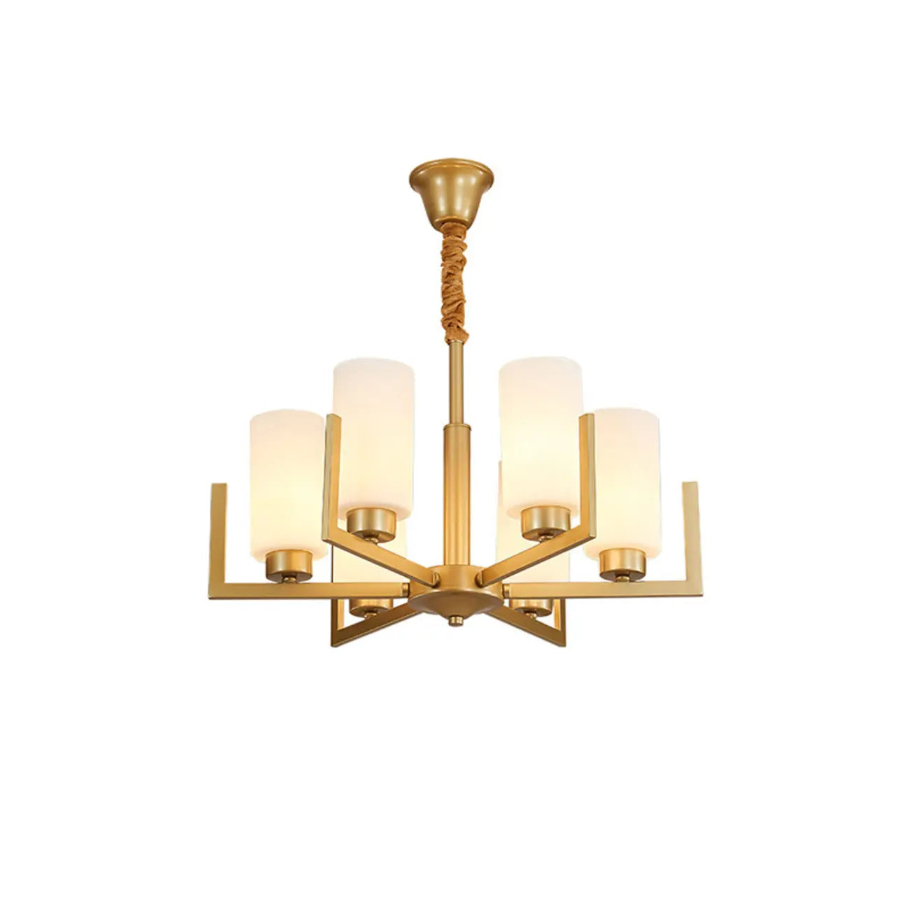 Modern Industrial Metal Chandelier for Living Room