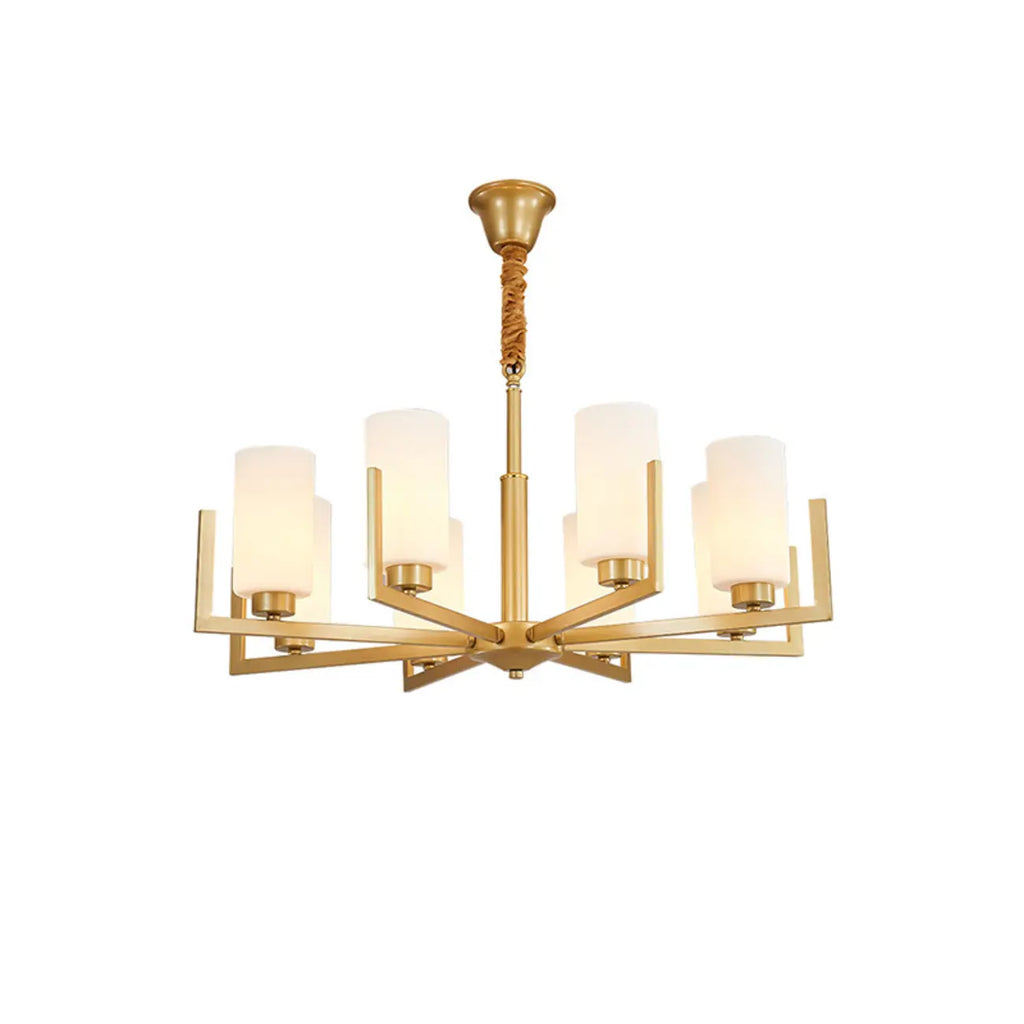 Modern Industrial Metal Chandelier for Living Room