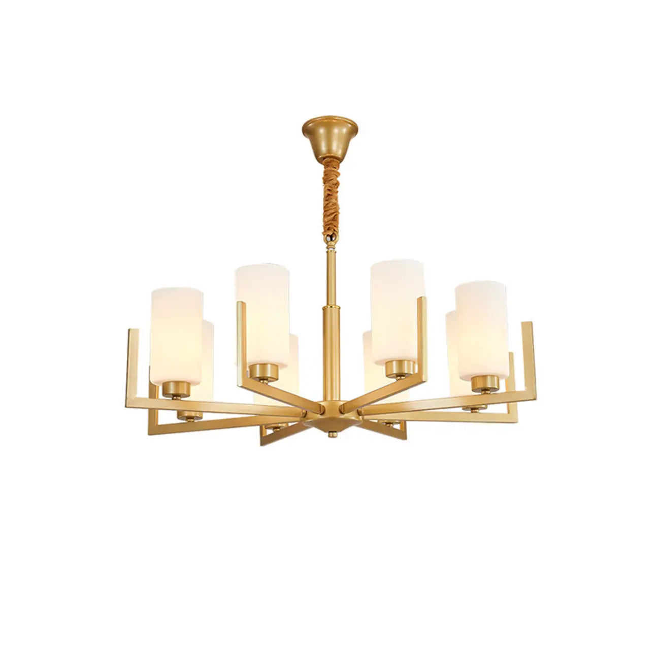 Modern Industrial Metal Chandelier for Living Room