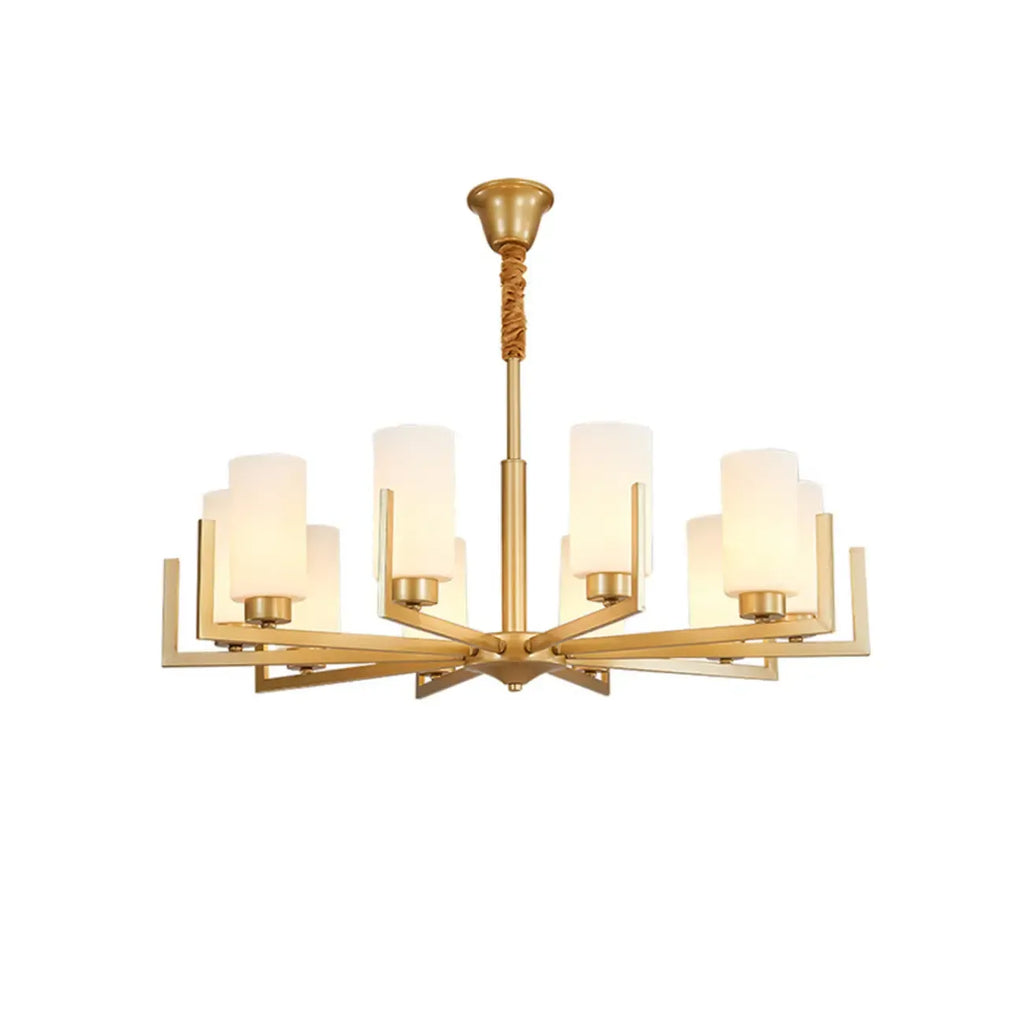 Modern Industrial Metal Chandelier for Living Room