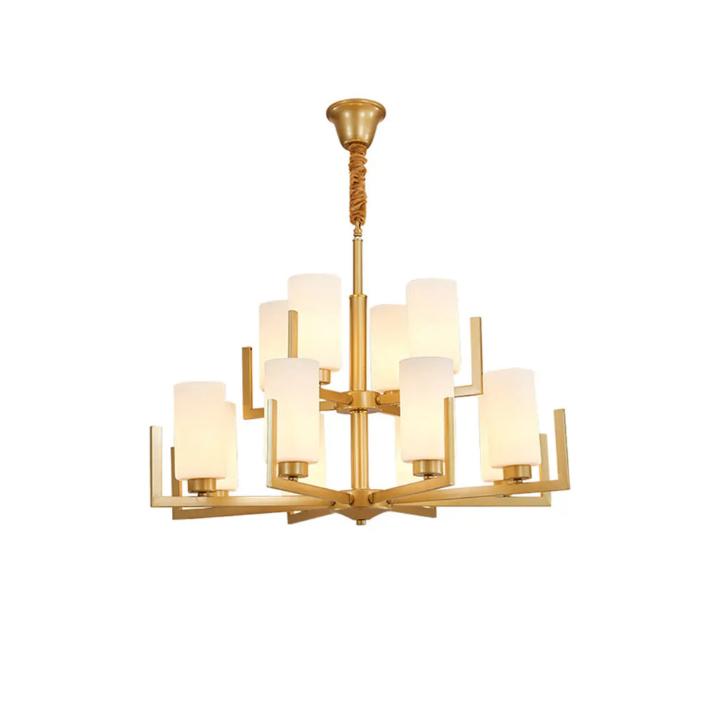 Modern Industrial Metal Chandelier for Living Room