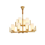Modern Industrial Metal Chandelier for Living Room