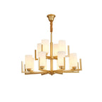 Modern Industrial Metal Chandelier for Living Room