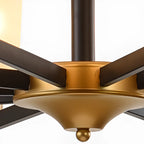 Modern Industrial Metal Chandelier for Living Room