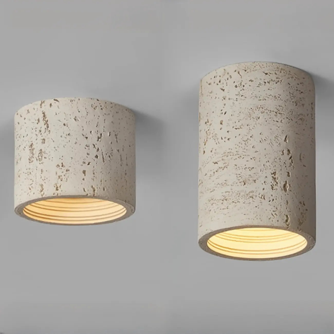 Dimmable Cylinder Flush Mount Ceiling Light for Indoor Use