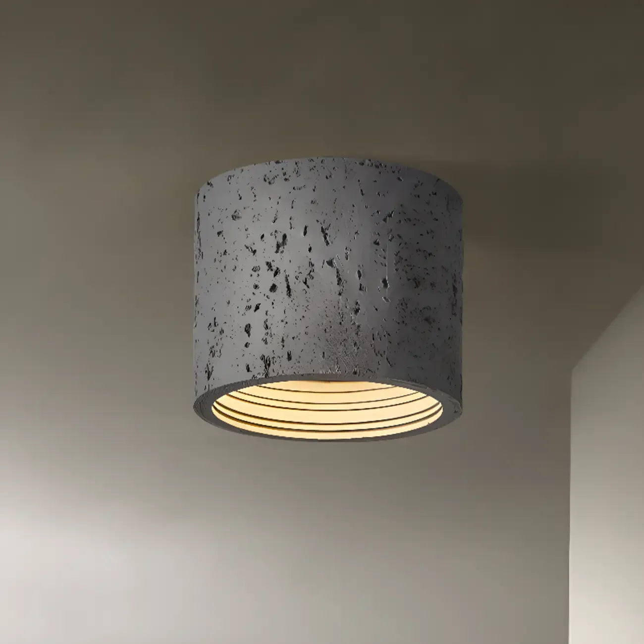 Dimmable Cylinder Flush Mount Ceiling Light for Indoor Use