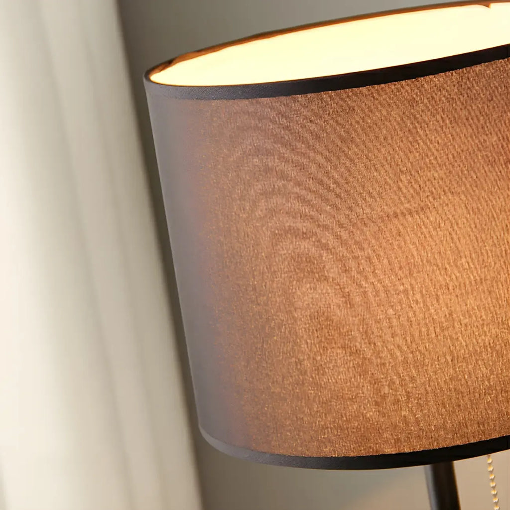 Modern Geometric Table Lamp Pull Chain Switch for Residential