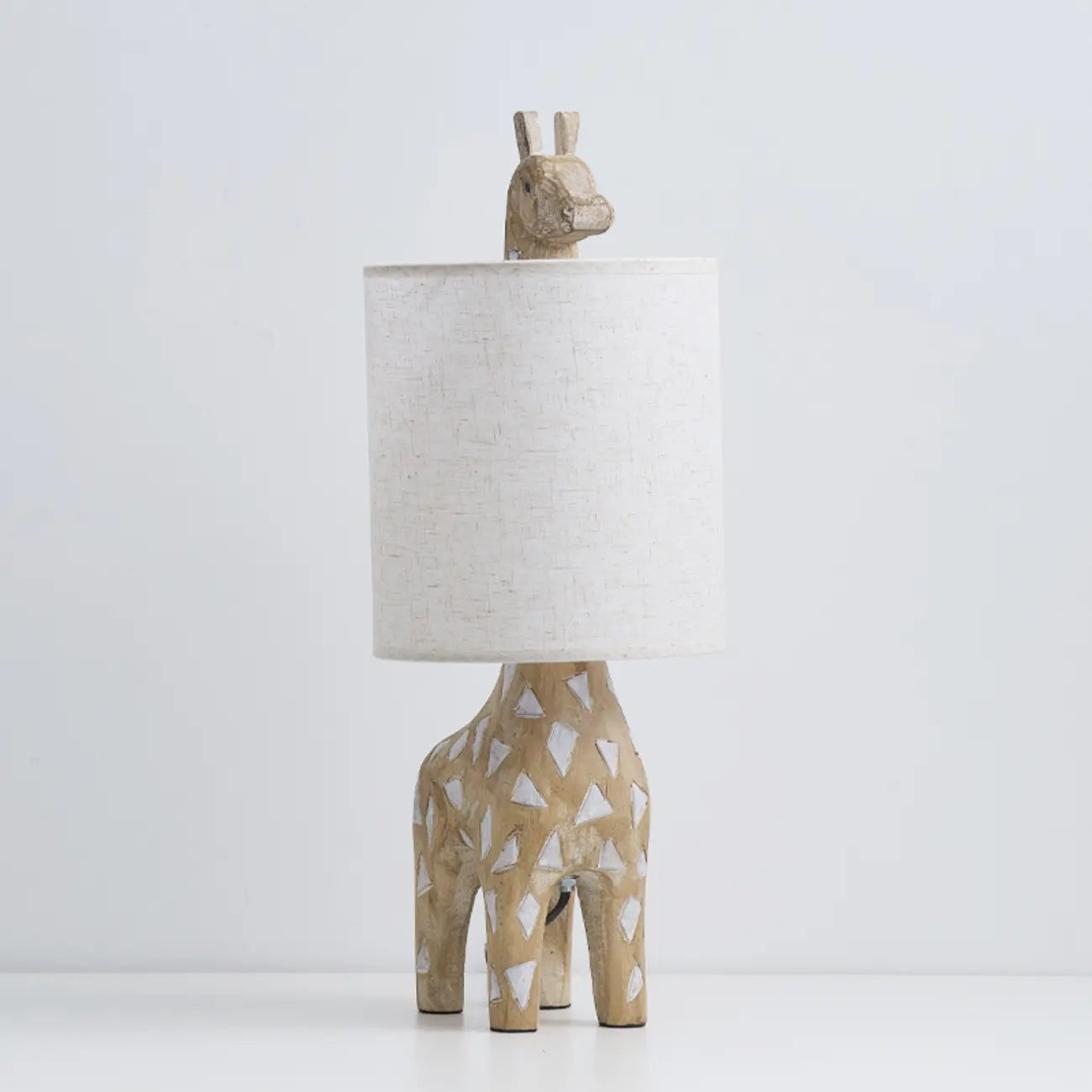 Nordic Animal Shape Wooden Table Lamp for Living Room