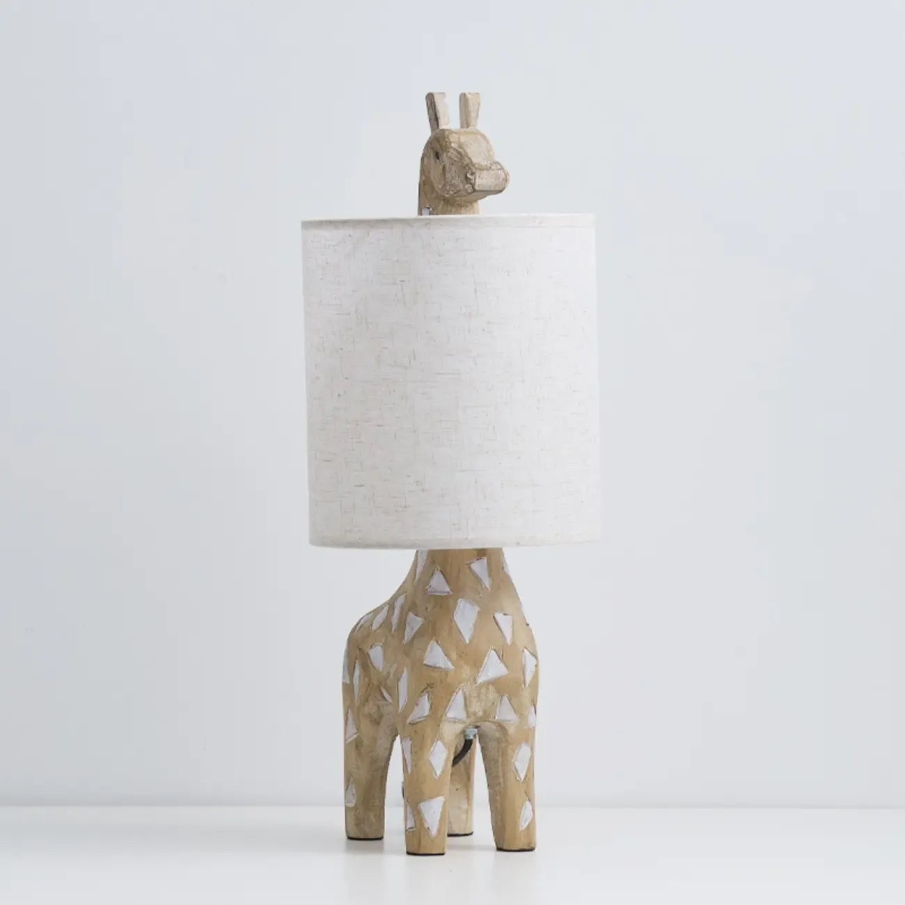 Nordic Animal Shape Wooden Table Lamp for Living Room