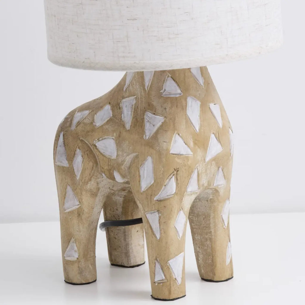 Nordic Animal Shape Wooden Table Lamp for Living Room