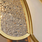 Modern Geometric Semi Flush Ceiling Light for Living Room