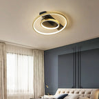 Modern LED Semi Flush Mount Ceiling Light for Bedroom