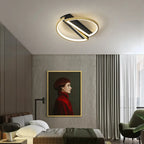 Modern LED Semi Flush Mount Ceiling Light for Bedroom