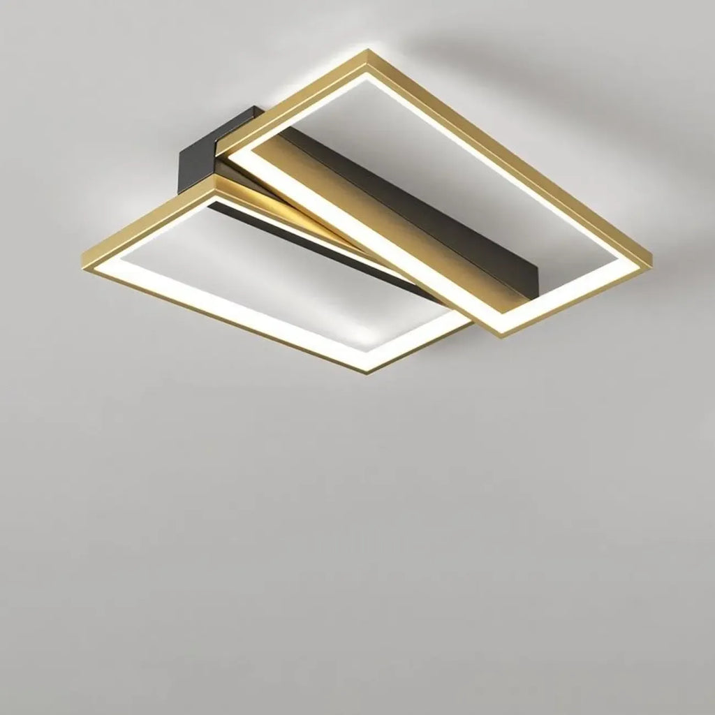 Modern LED Semi Flush Mount Ceiling Light for Bedroom