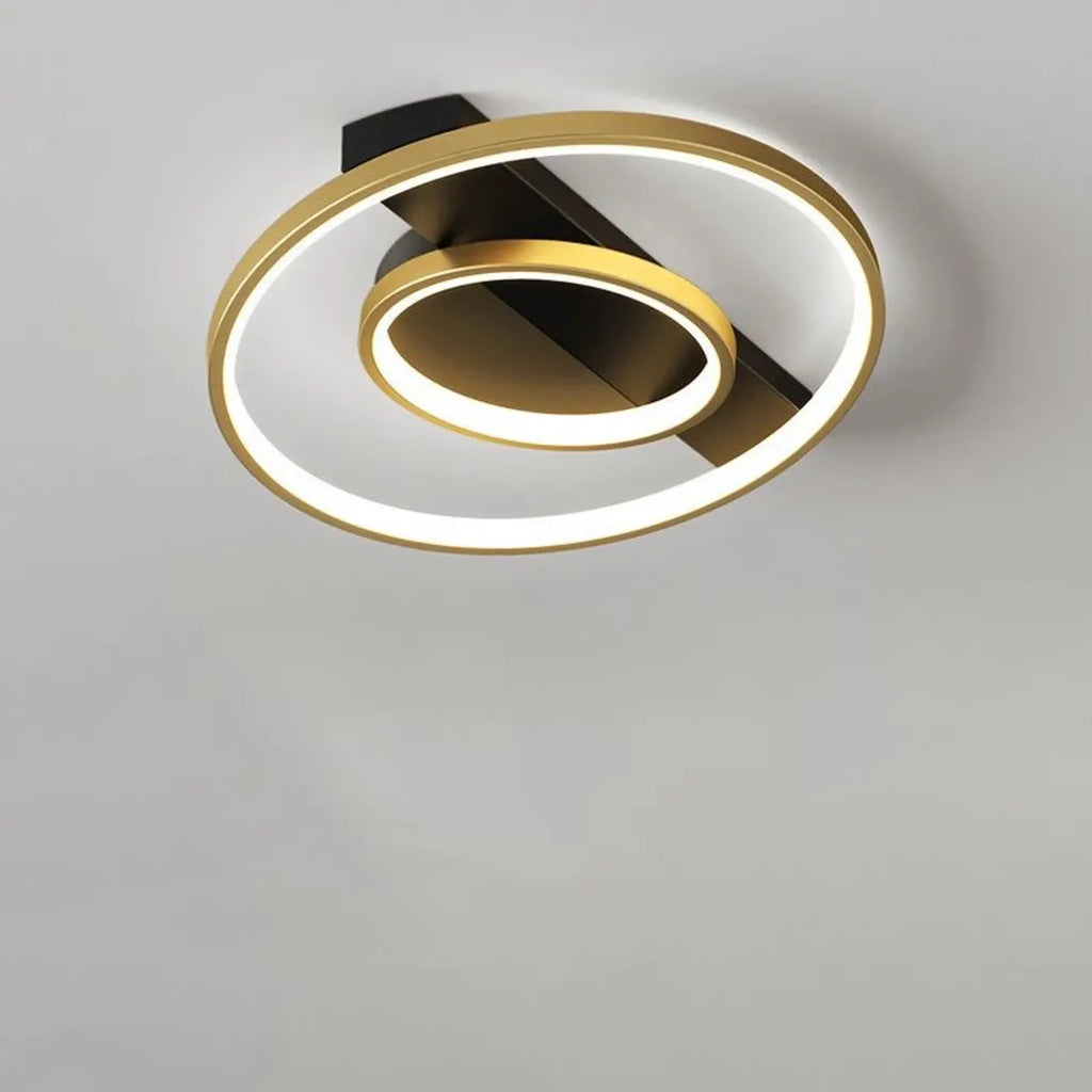 Modern LED Semi Flush Mount Ceiling Light for Bedroom