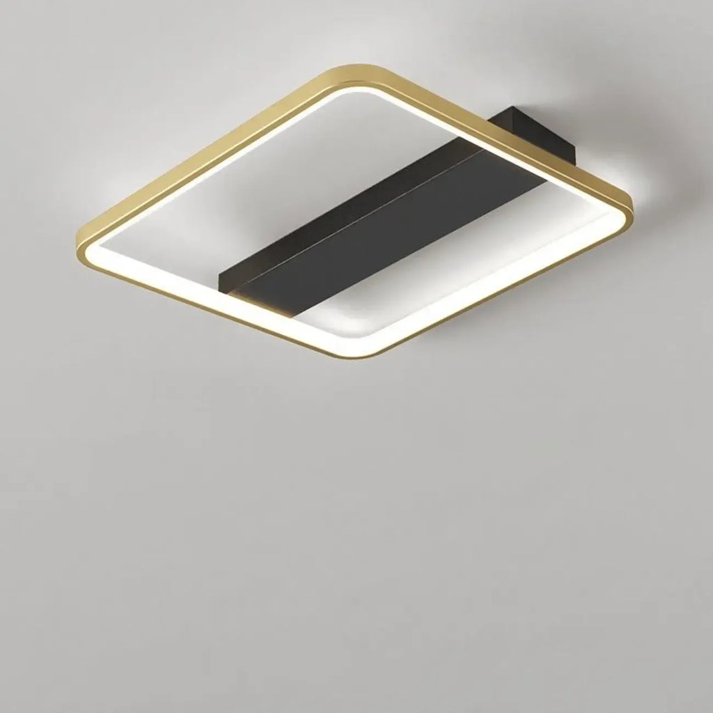 Modern LED Semi Flush Mount Ceiling Light for Bedroom
