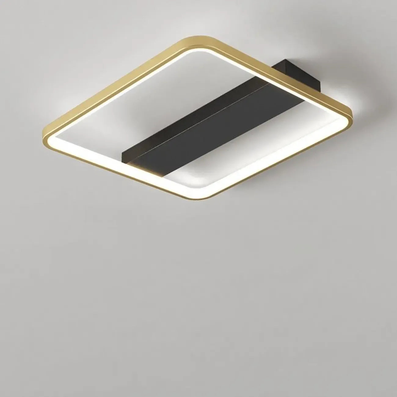 Modern LED Semi Flush Mount Ceiling Light for Bedroom