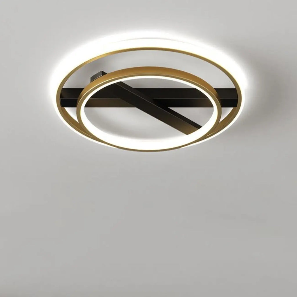 Modern LED Semi Flush Mount Ceiling Light for Bedroom