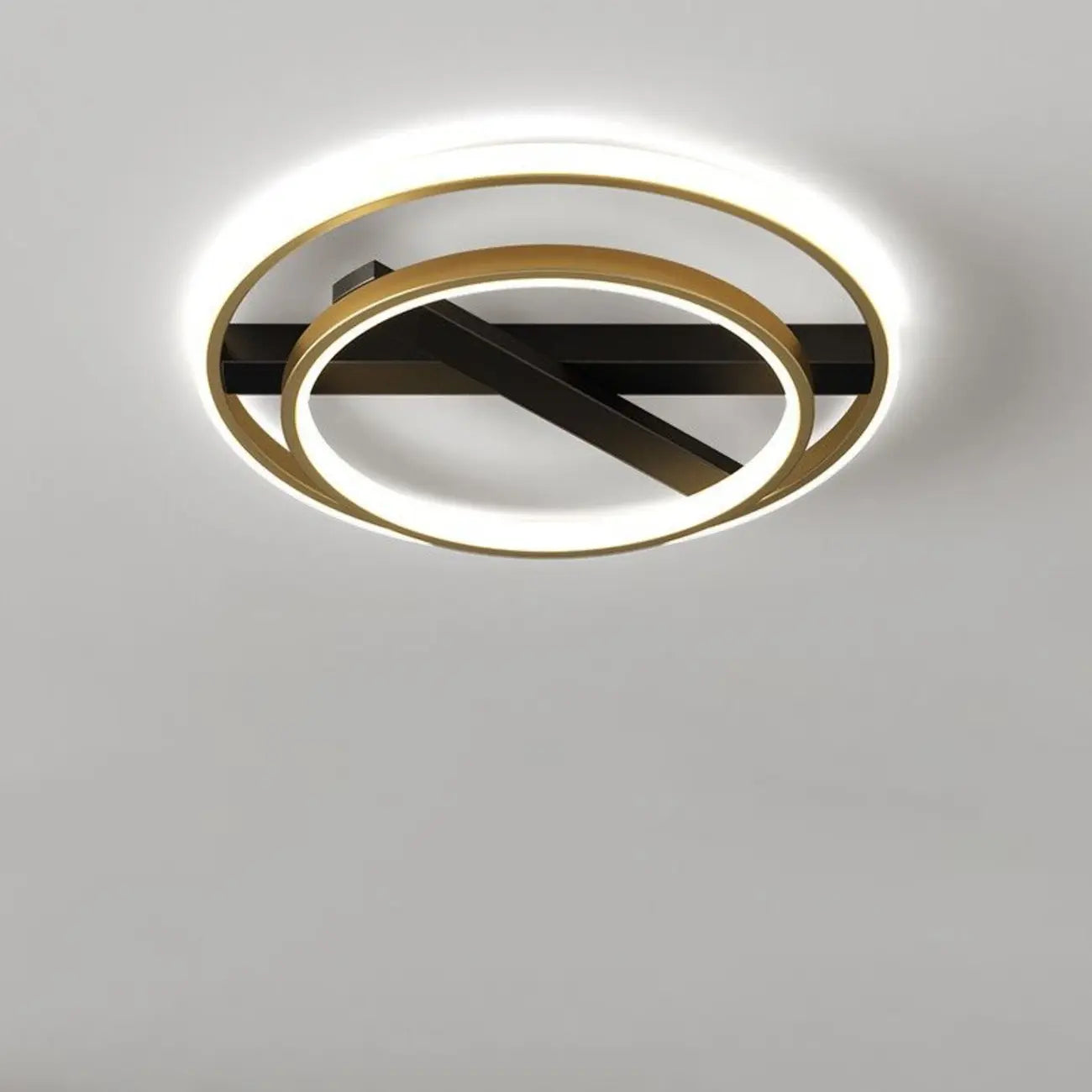 Modern LED Semi Flush Mount Ceiling Light for Bedroom