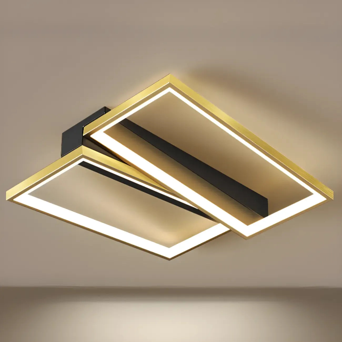 Modern LED Semi Flush Mount Ceiling Light for Bedroom