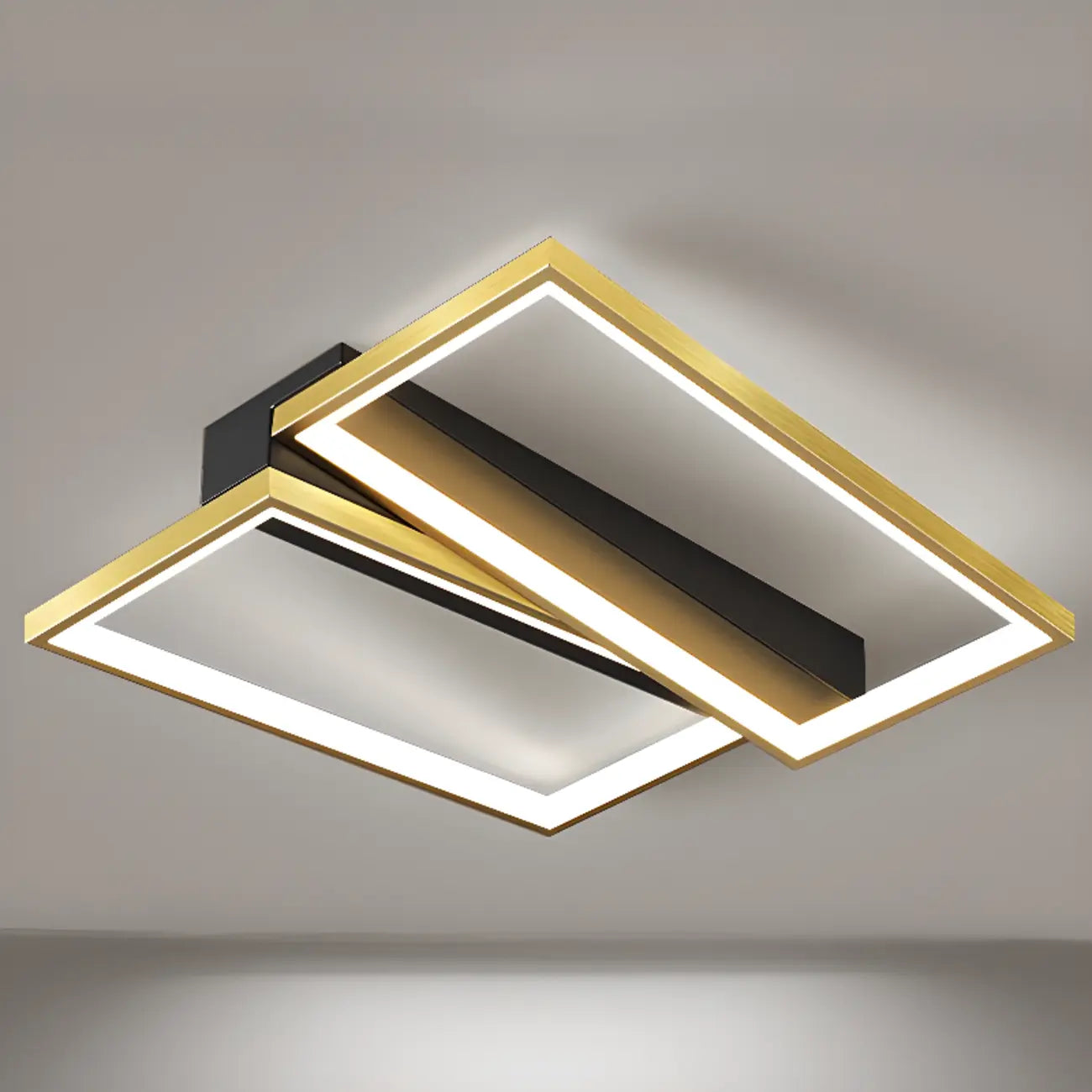 Modern LED Semi Flush Mount Ceiling Light for Bedroom