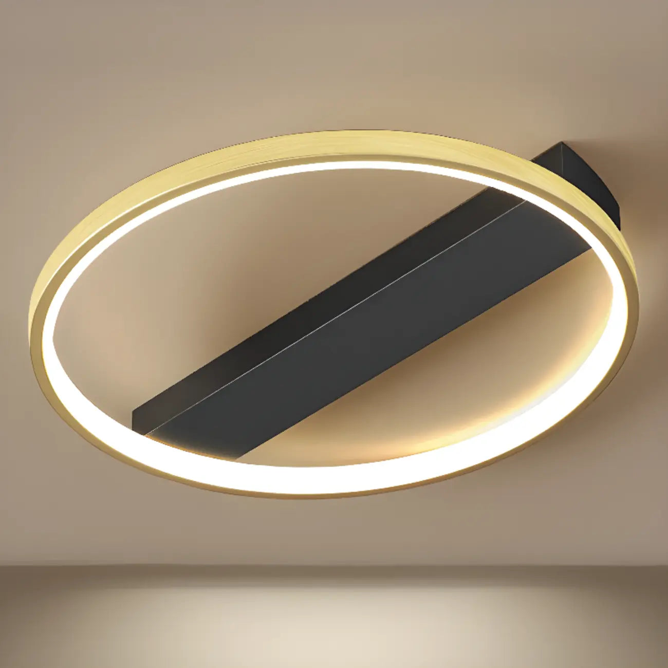 Modern LED Semi Flush Mount Ceiling Light for Bedroom