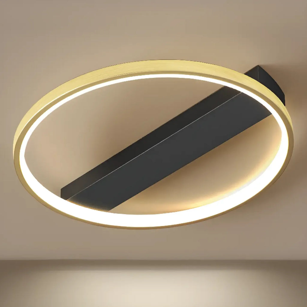 Modern LED Semi Flush Mount Ceiling Light for Bedroom