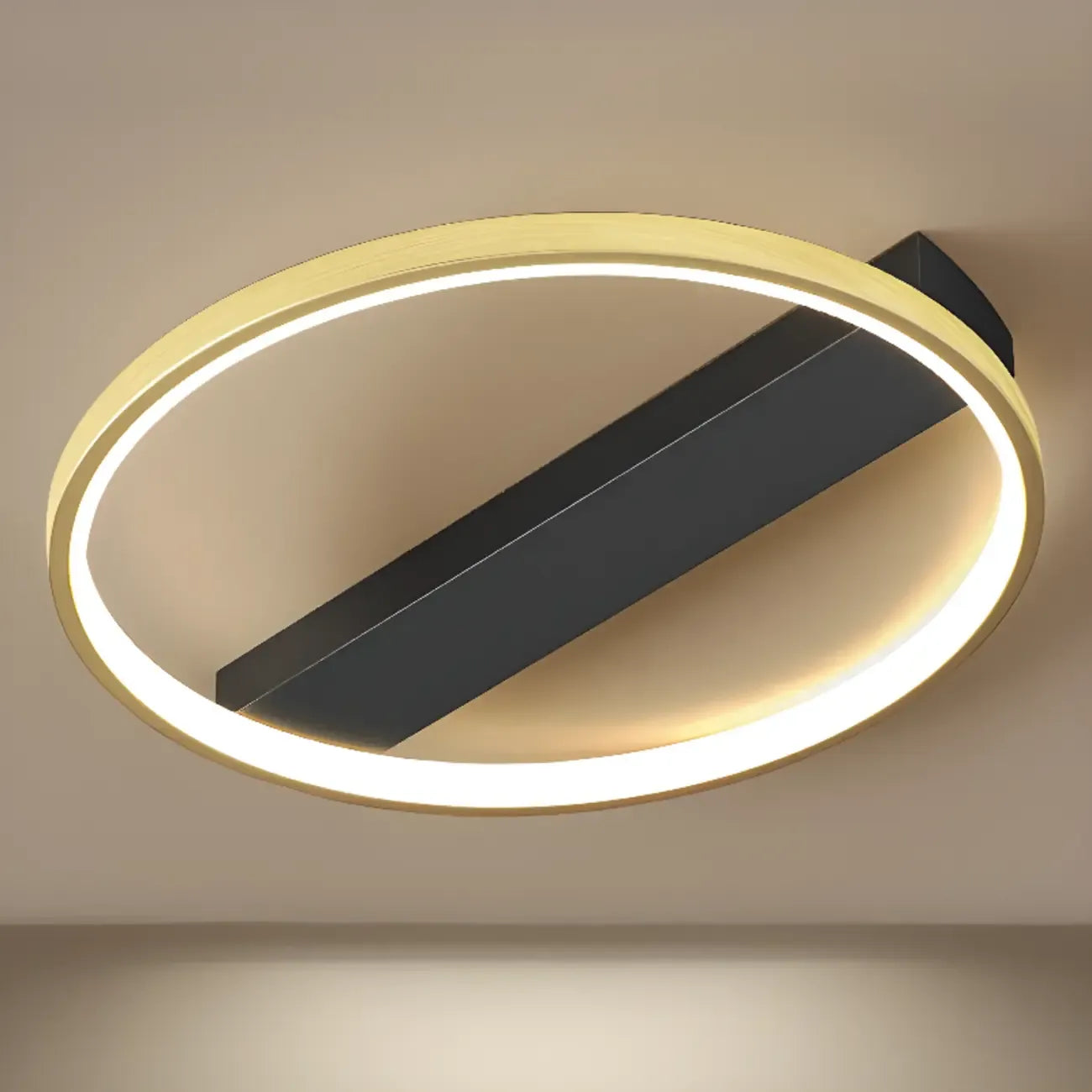 Modern LED Semi Flush Mount Ceiling Light for Bedroom