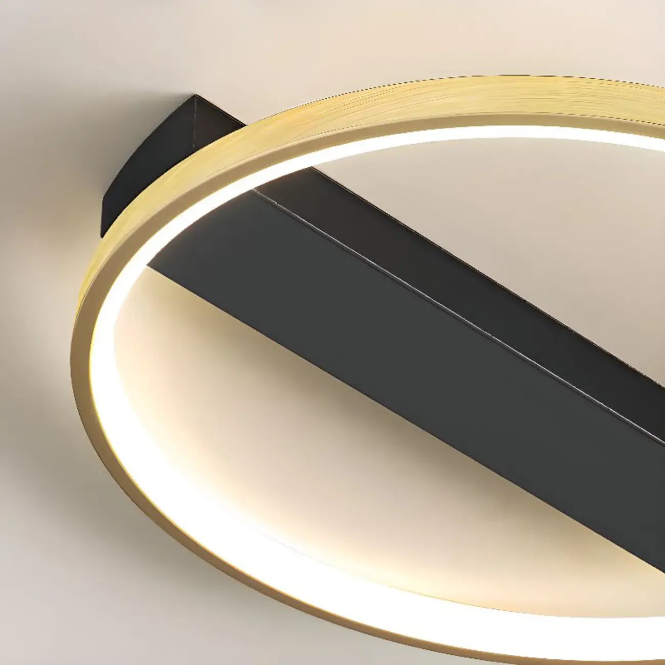 Modern LED Semi Flush Mount Ceiling Light for Bedroom