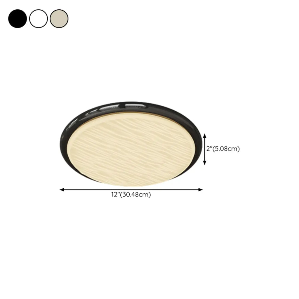 Modern Dimmable Circular Flush Ceiling Light for Indoor Use