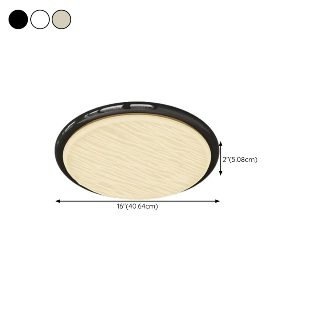 Modern Dimmable Circular Flush Ceiling Light for Indoor Use