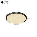 Modern Dimmable Circular Flush Ceiling Light for Indoor Use