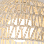 Oriental Fabric Semi Flush Ceiling Light for Residential Use