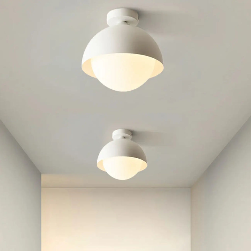 Mini Globe LED Semi-Flush Ceiling Light for Living Room