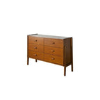 Traditional Brown Wooden Dresser with Self-Close Drawers