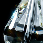 Glamorous Crystal Table Lamp with Geometric Shade for Home