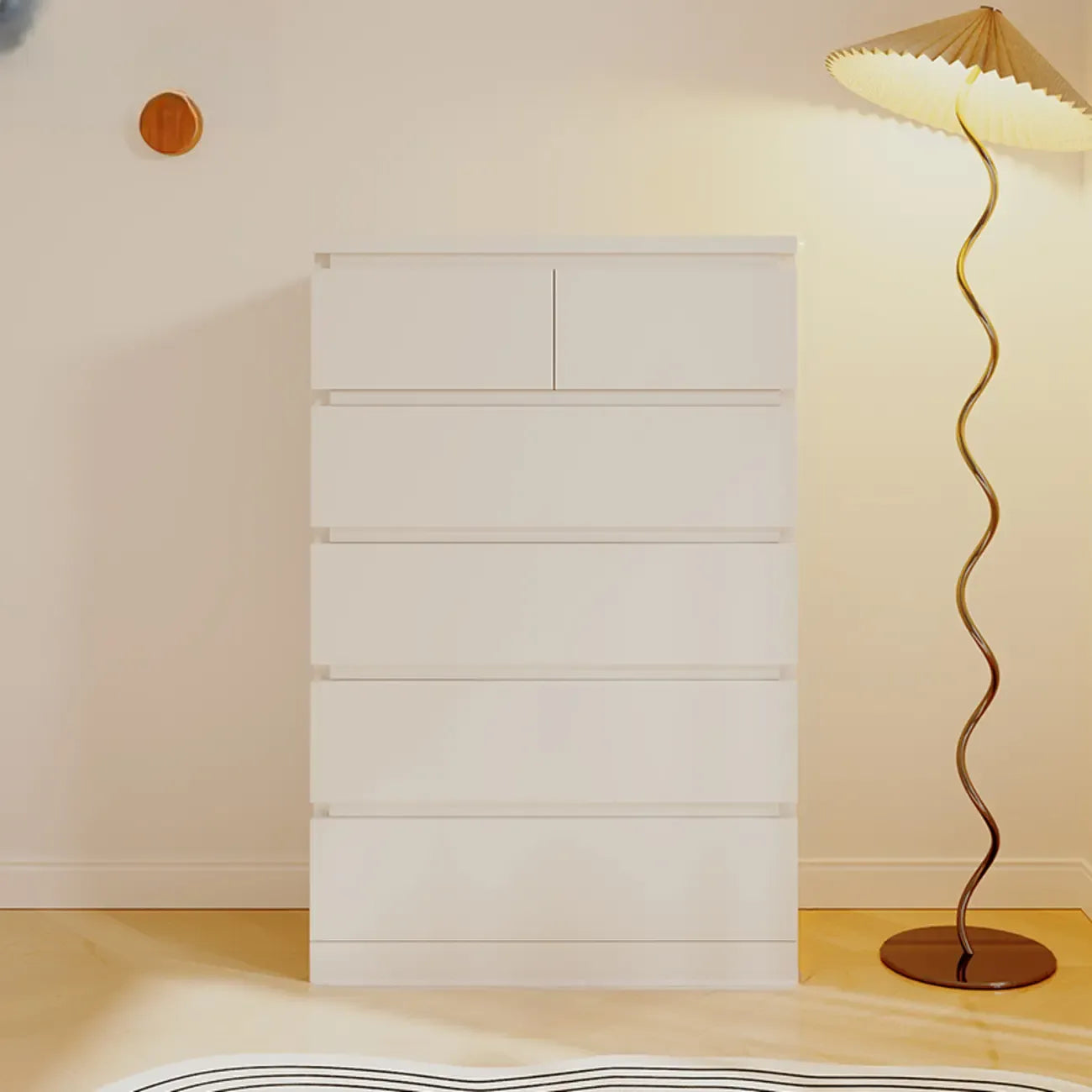 Small Accent Cabinet for Living Room Storage with Modern Style