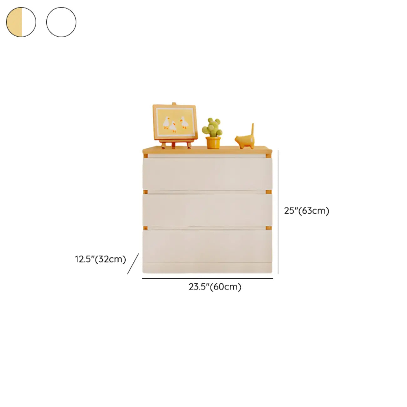 Small Accent Cabinet for Living Room Storage with Modern Style