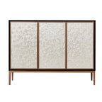 Modern Wooden Sideboard in Silver with Cabinets