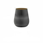 Foldable Round Accent White Drum End Table with Storage