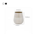Foldable Round Accent White Drum End Table with Storage