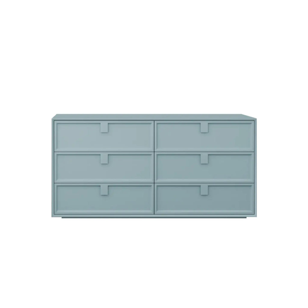 Vintage Wood Double Dresser Fully Assembled
